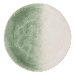 Assiette à dessert "Alma" diam 19 cm grès vert