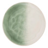 Assiette à dessert "Alma" diam 19 cm grès vert