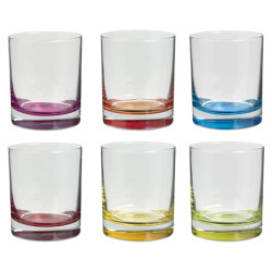 Lot de 6 gobelets bas Colori'Eau 30 cl