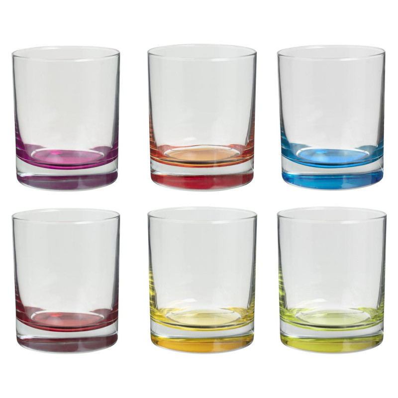 Lot de 6 gobelets bas Colori'Eau 30 cl