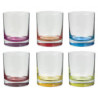 Lot de 6 gobelets bas Colori'Eau 30 cl