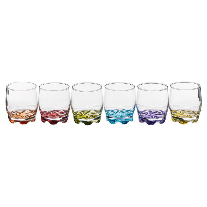Lot de 6 gobelets bas Tin'eau colorés 31 cl