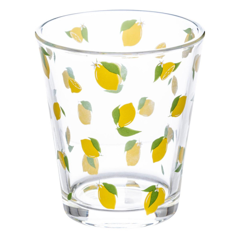 Gobelet bas Citrons 33 cl verre transparent