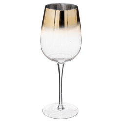 Lot de 6 verres à vin Arya 38 cl or