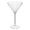 Lot de 4 verres à cocktail striés 25 cl