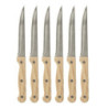 COUTEAU A STEAK 6P BOIS
