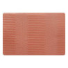 SET TABLE CROCO ORANGE 49X33