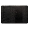 SET TABLE CROCO NOIR 49X33