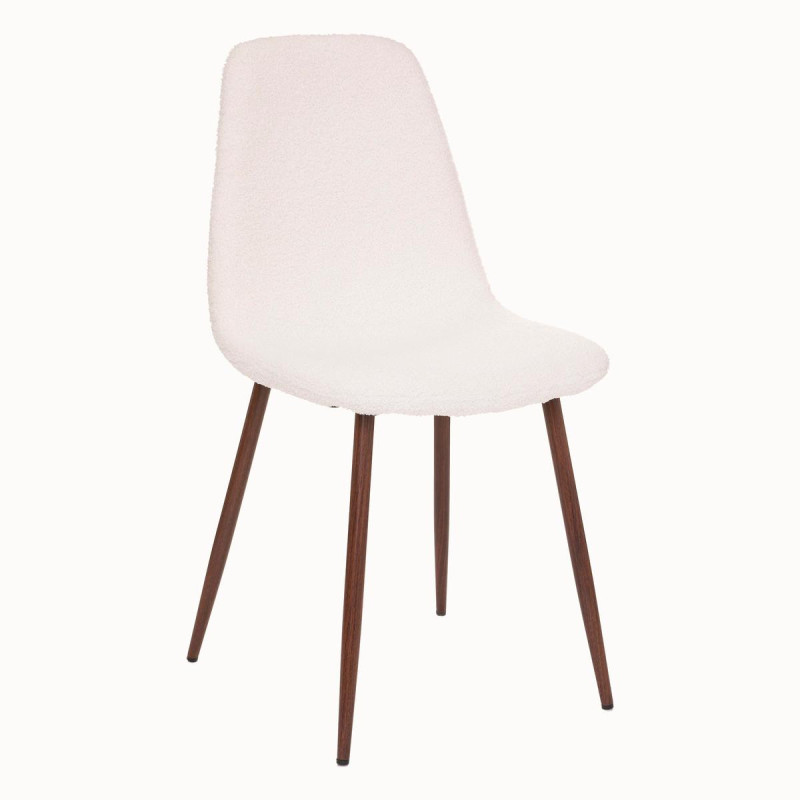 CHAISE BOUCL ROKA BLC/NOY