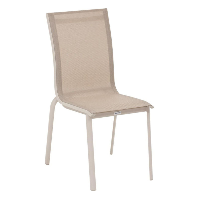 CHAISE AXANT EMP LIN/ARGILE