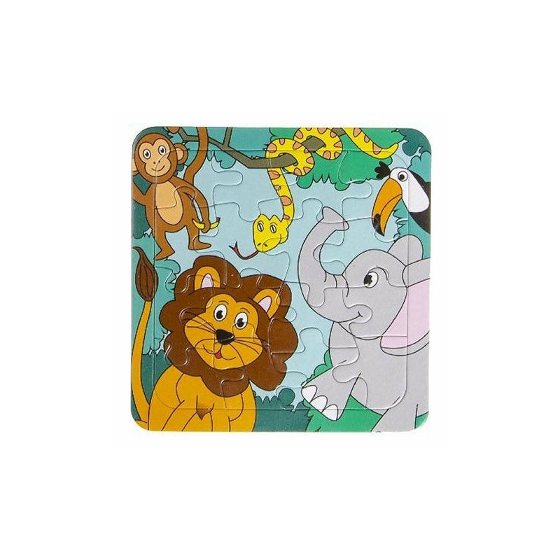 Puzzle jungle 13,5 cm 16 pièces