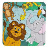 Puzzle jungle 13,5 cm 16 pièces