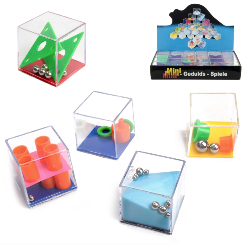 Cube de jeu du destin 4 cm - 24 assortis