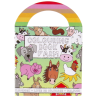 Livre de coloriage avec autocollants Animaux de la ferme 13 cm
