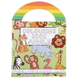 Livre de coloriage avec autocollants Jung animals 13 cm