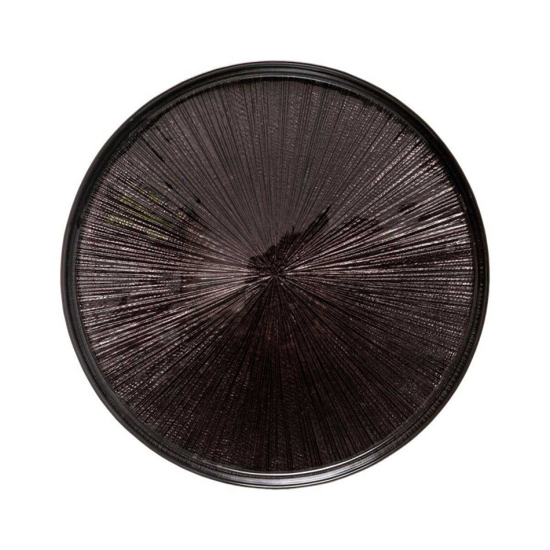 Petite assiette plate a dessert d. 21cm "Infini" - noir