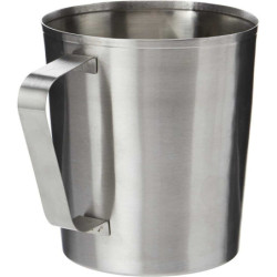 Pichet doseur en acier inoxydable de 1 l avec marquage en ml/oz