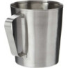 Pichet doseur en acier inoxydable de 1 l avec marquage en ml/oz