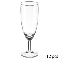 Lot de 12 verres / flutes a champagne 16x5cm