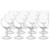 Lot de 12 verres à vin ballon 13x7cm