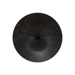 Petite assiette plate a dessert d. 21cm "Galactique" - noir