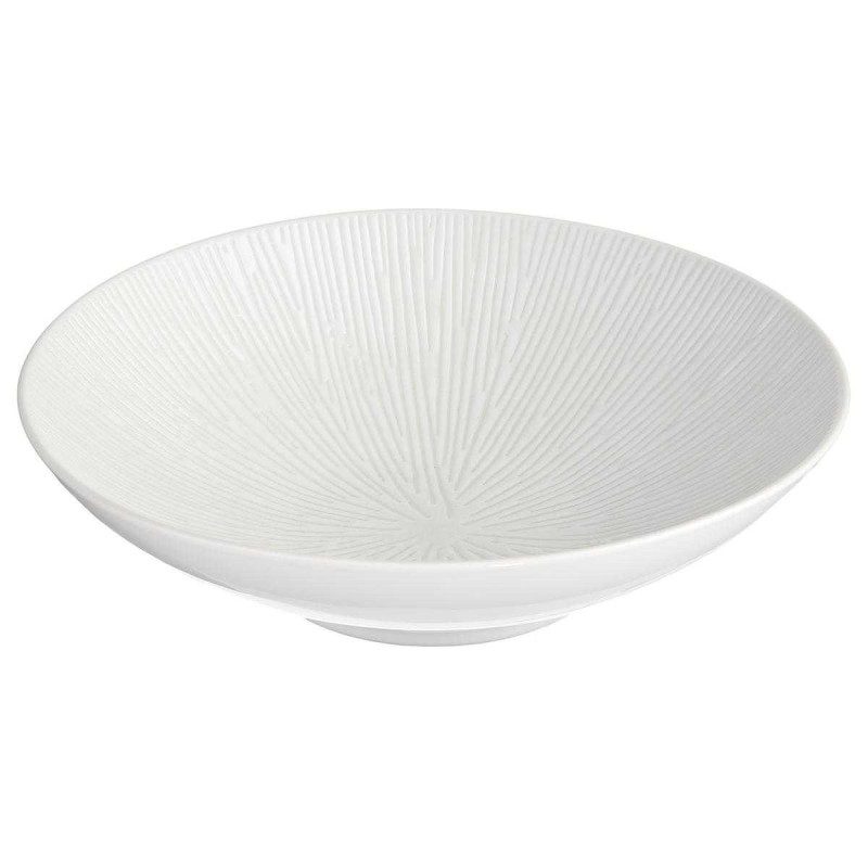 Assiette creuse d. 19cm "Galactique" - blanc