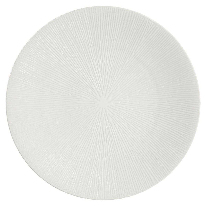 Grande assiette plate d. 27cm "Galactique" - blanc