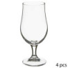 Lot de 4 verres à bière sur pied 37cl