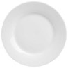 Grande assiette plate ronde aÊ plat d. 27cm blanche