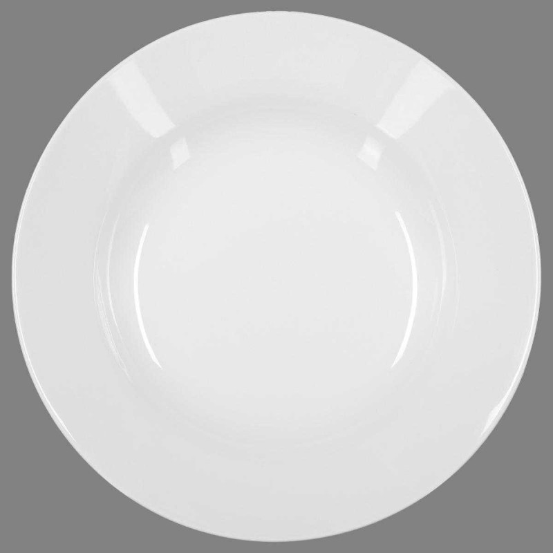 Assiette creuse ronde d. 20cm blanche