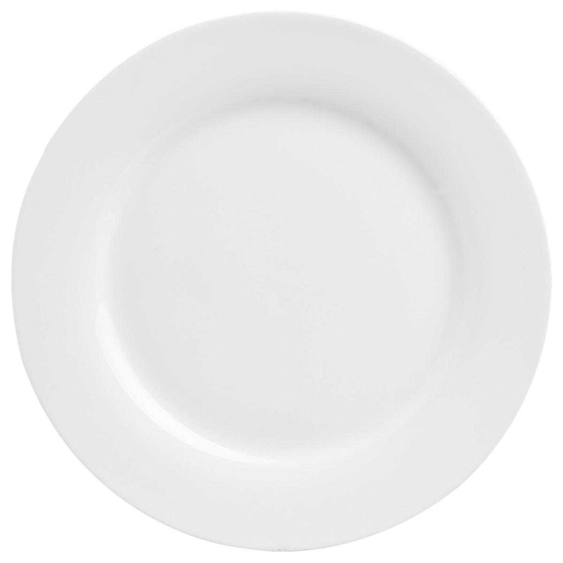 Petite assiette plate ronde à dessert d. 19cm blanche