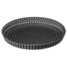 Moule rond à tarte fond amovible D28cm en metal