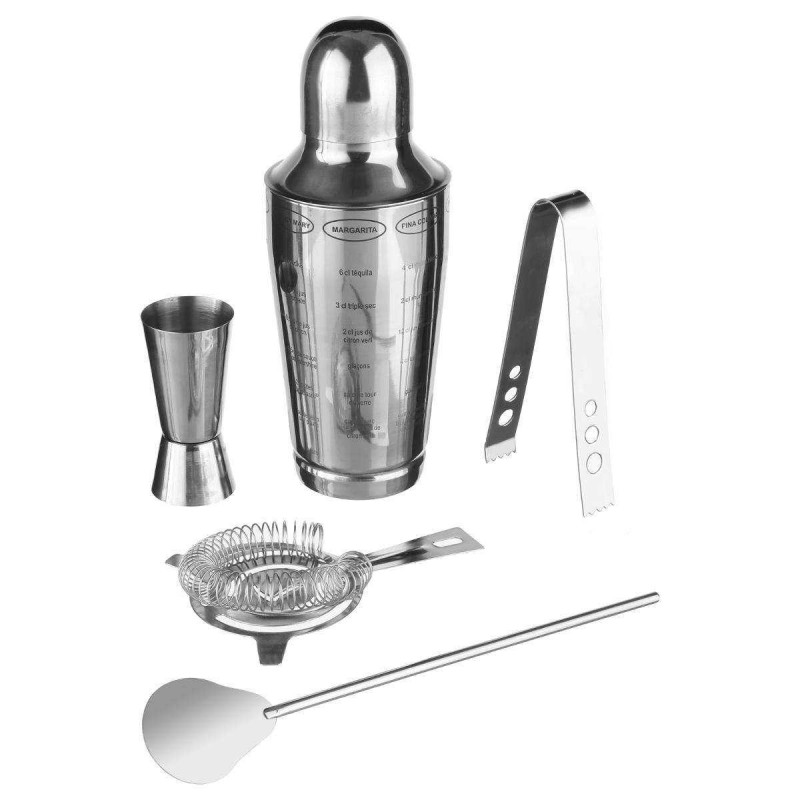Coffret pour cocktails 5 pieces en inox