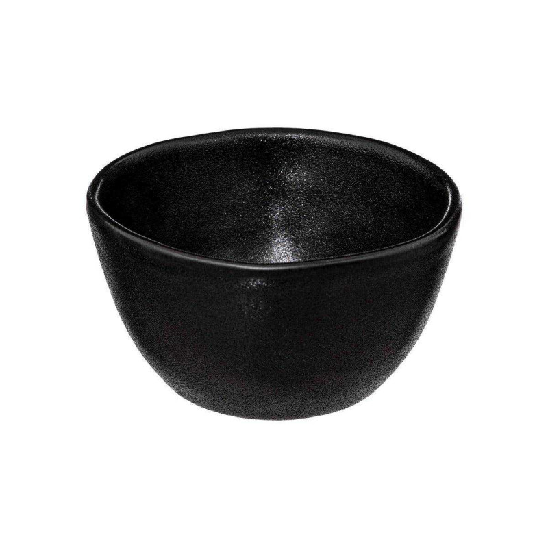 Coupelle / Bol d. 11cm en gres noir "Volcano"
