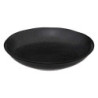 Assiette creuse d. 20cm en gres noir "Volcano"