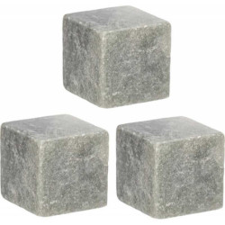 LOT DE 9 PIERRES a WHISKY + POCHETTE DE RANGEMENT