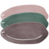 Plat ovale "Natura" -dim 29,7 x 14,3x h 2,2 cm - 3 coloris assortis- Ardtime