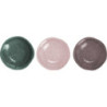 Coupelle "Natura" -diam 7,5 x h 1,8 cm - 3 coloris assortis - Ardtime